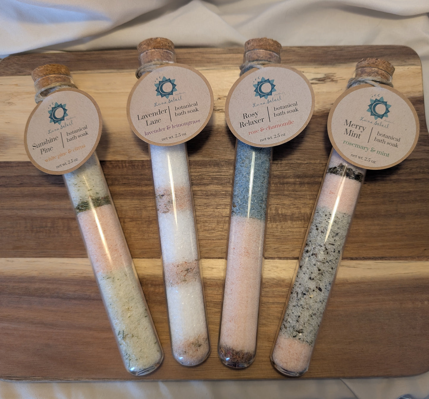 Botanical Bath Soak Flight (set of 3)