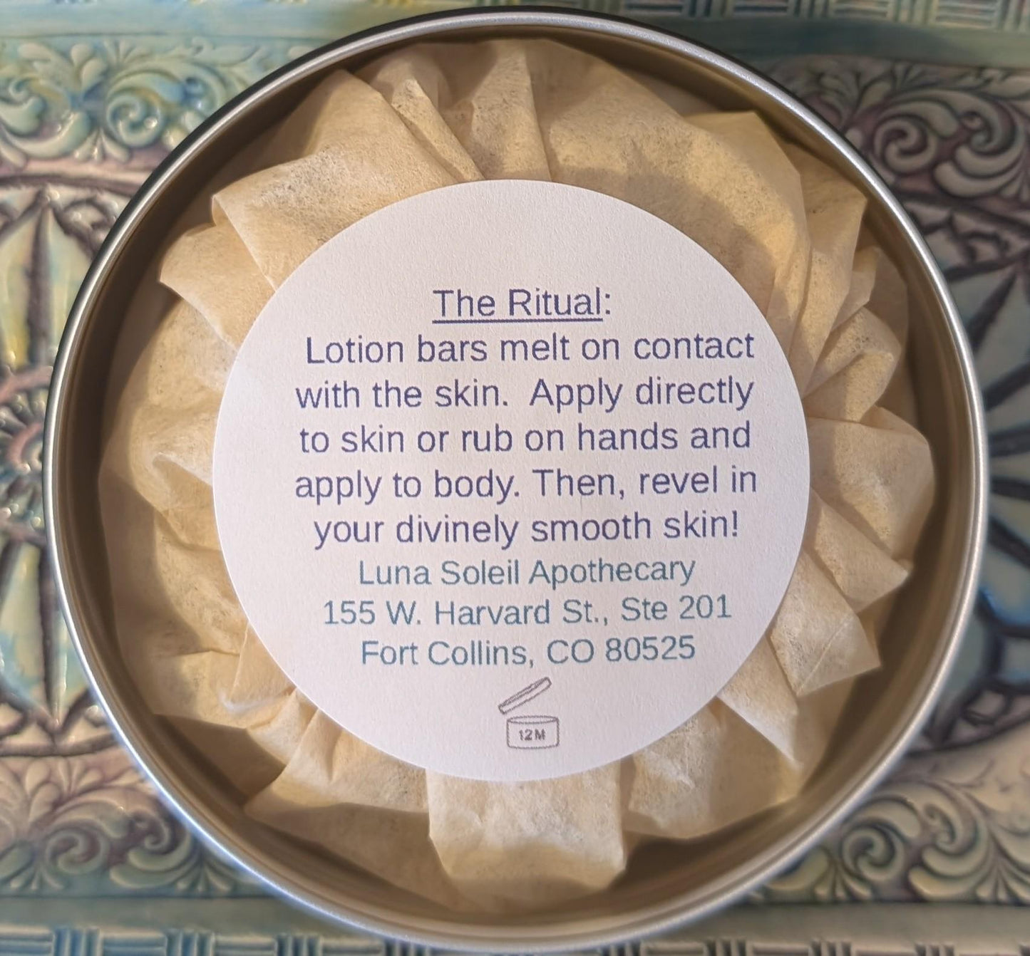 Simple Spell Lotion Bar (unscented).