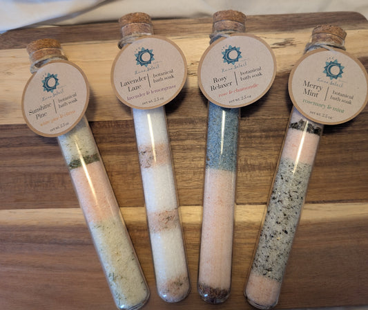 Botanical Bath Soak Flight (set of 3)